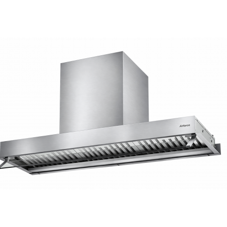 AIRFORCE F300 NoDrop IX/A/90 90cm Inox Απορροφητήρας Εντοιχιζόμενος Τζάκι